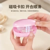 Electric contact lens cleaner, automatic cleaning machine for girls' beauty contact box, rinsing instrument, magnetic opening cover cleaning box, disinfection chamber Application Scenario